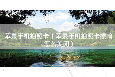 苹果手机拍照卡（苹果手机拍照卡擦响怎么关闭）