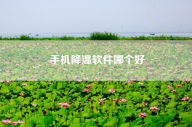 手机降温软件哪个好