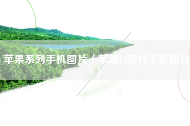 苹果系列手机图片（苹果14图片手机图片）