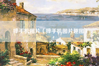 摔手机图片（摔手机图片趣图）