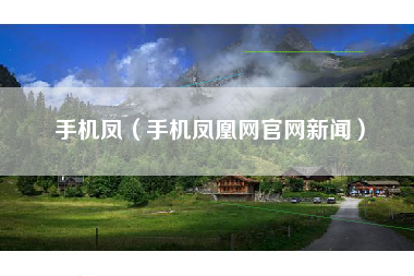 手机凤（手机凤凰网官网新闻）