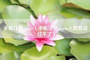 手机注册steam（手机注册steam人机验证过不了）