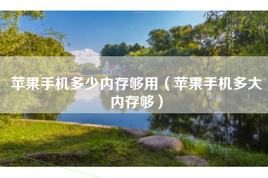 苹果手机多少内存够用（苹果手机多大内存够）