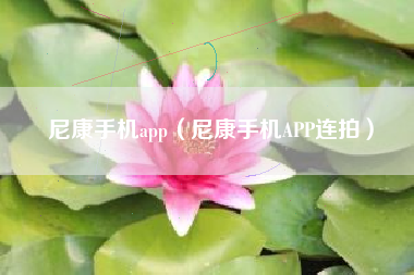 尼康手机app（尼康手机APP连拍）