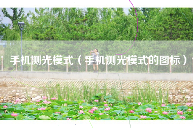 手机测光模式（手机测光模式的图标）