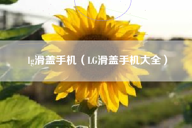 lg滑盖手机（LG滑盖手机大全）