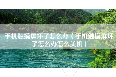 手机触摸屏坏了怎么办（手机触摸屏坏了怎么办怎么关机）