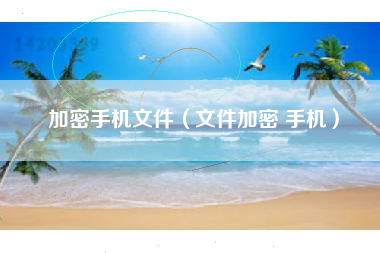 加密手机文件（文件加密 手机）