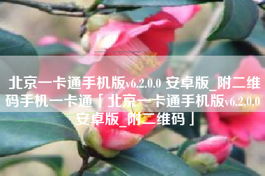 北京一卡通手机版v6.2.0.0 安卓版_附二维码手机一卡通「北京一卡通手机版v6.2.0.0 安卓版_附二维码」 北京一卡通手机版v6.2.0.0 安卓版_附二维码手机一卡通「北京一卡通手机版v6.2.0.0 安卓版_附二维码」