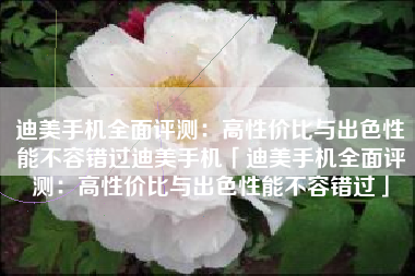 迪美手机全面评测：高性价比与出色性能不容错过迪美手机「迪美手机全面评测：高性价比与出色性能不容错过」
