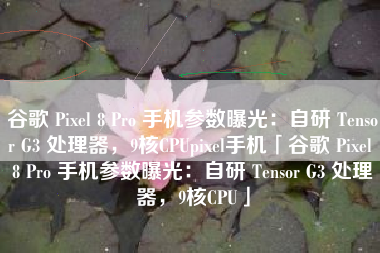谷歌 Pixel 8 Pro 手机参数曝光：自研 Tensor G3 处理器，9核CPUpixel手机「谷歌 Pixel 8 Pro 手机参数曝光：自研 Tensor G3 处理器，9核CPU」