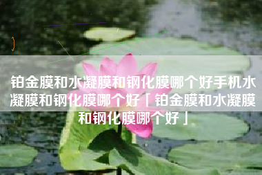 铂金膜和水凝膜和钢化膜哪个好手机水凝膜和钢化膜哪个好「铂金膜和水凝膜和钢化膜哪个好」