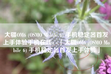 大疆OM6 (OSMO Mobile 6) 手机稳定器首发上手体验手机在线a v「大疆OM6 (OSMO Mobile 6) 手机稳定器首发上手体验」