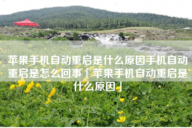苹果手机自动重启是什么原因手机自动重启是怎么回事「苹果手机自动重启是什么原因」