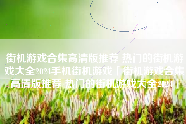 街机游戏合集高清版推荐 热门的街机游戏大全2024手机街机游戏「街机游戏合集高清版推荐 热门的街机游戏大全2024」
