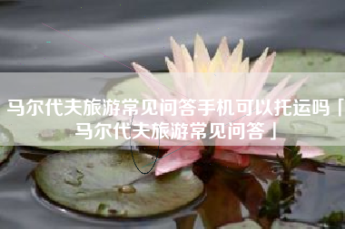 马尔代夫旅游常见问答手机可以托运吗「马尔代夫旅游常见问答」