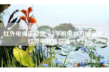红外电视遥控器  1.1手机电视万能遥控「红外电视遥控器  1.1」