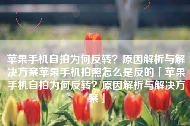 苹果手机自拍为何反转？原因解析与解决方案苹果手机拍照怎么是反的「苹果手机自拍为何反转？原因解析与解决方案」