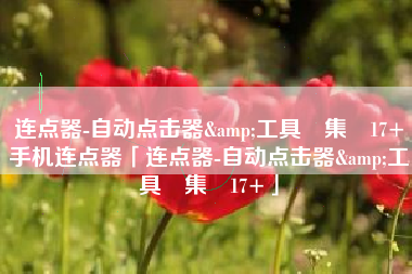 连点器-自动点击器&工具‪集‬17+手机连点器「连点器-自动点击器&工具‪集‬17+」