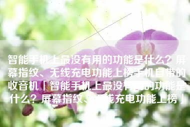 智能手机上最没有用的功能是什么？屏幕指纹、无线充电功能上榜手机自带的收音机「智能手机上最没有用的功能是什么？屏幕指纹、无线充电功能上榜」