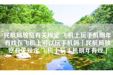 民航局放宽有关规定 飞机上玩手机明年有戏在飞机上可以玩手机吗「民航局放宽有关规定 飞机上玩手机明年有戏」