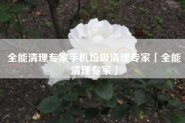 全能清理专家手机垃圾清理专家「全能清理专家」