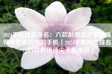 2024手机性能排名：六款耐用顶尖手机推荐电池最耐用的手机「2024手机性能排名：六款耐用顶尖手机推荐」