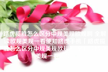 路虎揽胜怎么区分中规美规欧规啊 全解读欧规美规一看便知路虎手机「路虎揽胜怎么区分中规美规欧规啊 全解读欧规美规一看便知」