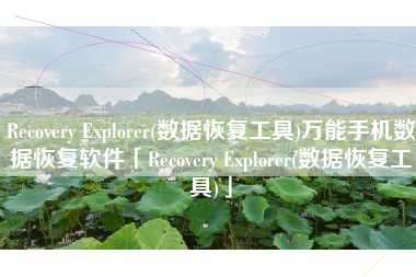 Recovery Explorer(数据恢复工具)万能手机数据恢复软件「Recovery Explorer(数据恢复工具)」