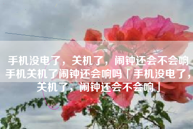 手机没电了,关机了,闹钟还会不会响手机关机了闹钟还会响吗「手机没电了,关机了,闹钟还会不会响」 手机没电了,关机了,闹钟还会不会响手机关机了闹钟还会响吗「手机没电了,关机了,闹钟还会不会响」
