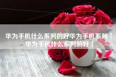 华为手机什么系列的好华为手机系列「华为手机什么系列的好」