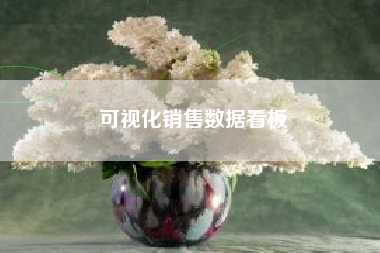 可视化销售数据看板