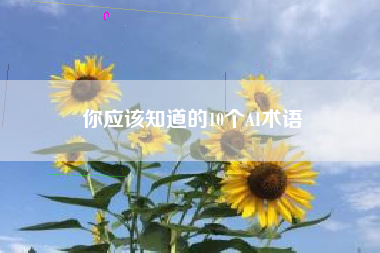 你应该知道的10个AI术语