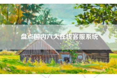 盘点国内六大在线客服系统