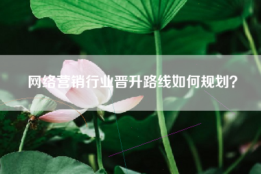 网络营销行业晋升路线如何规划？