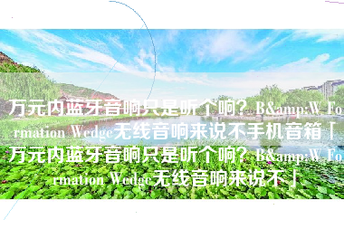 万元内蓝牙音响只是听个响？B&W Formation Wedge无线音响来说不手机音箱「万元内蓝牙音响只是听个响？B&W Formation Wedge无线音响来说不」