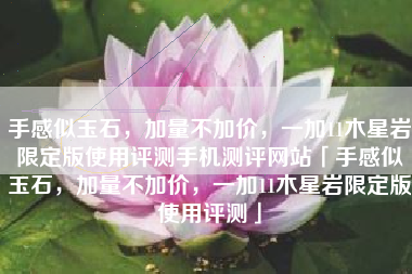 手感似玉石,加量不加价,一加11木星岩限定版使用评测手机测评网站「手感似玉石,加量不加价,一加11木星岩限定版使用评测」 手感似玉石,加量不加价,一加11木星岩限定版使用评测手机测评网站「手感似玉石,加量不加价,一加11木星岩限定版使用评测」