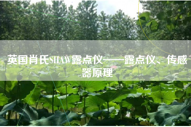 英国肖氏SHAW露点仪——露点仪、传感器原理