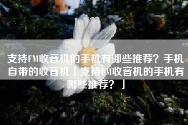 支持FM收音机的手机有哪些推荐?手机自带的收音机「支持FM收音机的手机有哪些推荐?」 支持FM收音机的手机有哪些推荐?手机自带的收音机「支持FM收音机的手机有哪些推荐?」